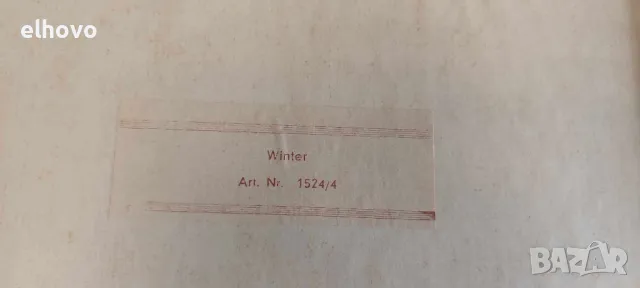 Картина принт в дървена рамка, зима#5, снимка 4 - Антикварни и старинни предмети - 48890496