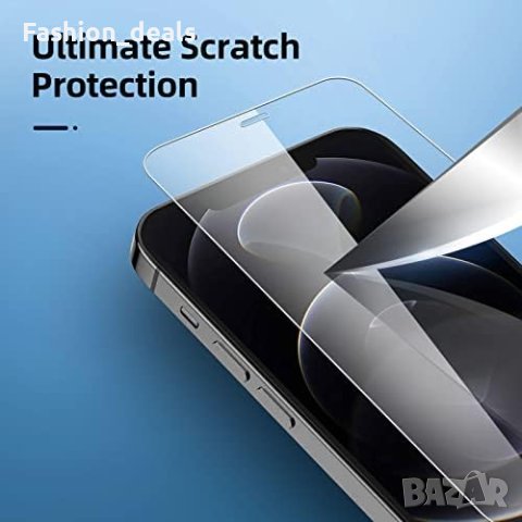 Нови 2 броя стъклен протектор за телефон iPhone 12 / 12 Pro Max+ 2 за обектива на камерата, снимка 5 - Аксесоари за Apple - 41615578