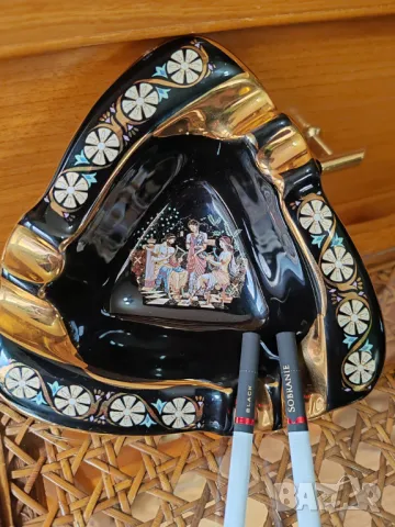 Комплект позлатени колекционерски 'съдове' Fakiolas-Greece-24k gold, снимка 18 - Декорация за дома - 48897308