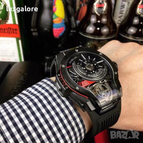 Мъжки часовник Hublot MP-09 Tourbillon с кварцов механизъм, снимка 2 - Мъжки - 42620710