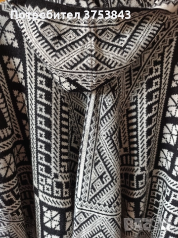 Оригинално пончо от Перу 100% алпака, снимка 3 - Жилетки - 52772192