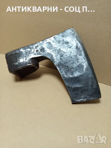 Соц Стара Ръчно Кована Брадва Номер 9. Тегло 1.600кг., снимка 6 - Антикварни и старинни предмети - 49732040