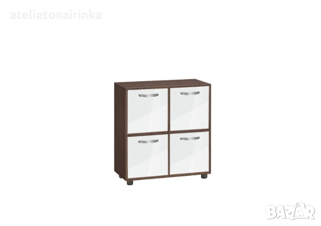 Етажерка Кубо 4 с четири вратички постформинг, снимка 7 - Етажерки - 53869291