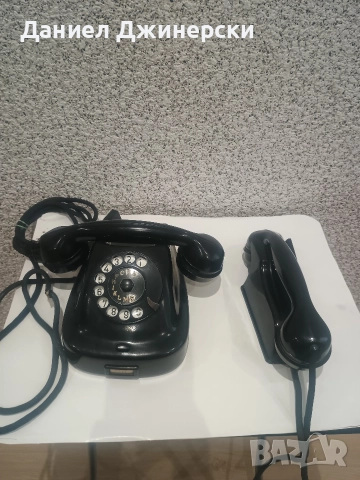 Бакелитов телефон и домофон 