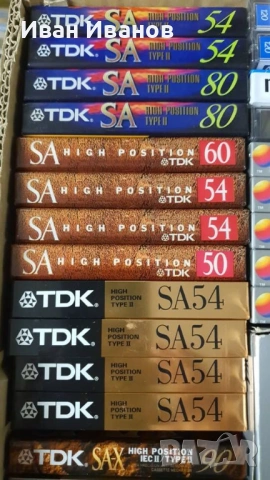 TDK SA аудиокасети 