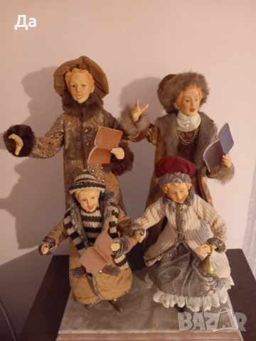 Викториански старинни английски Коледен хор, снимка 8 - Антикварни и старинни предмети - 52751764