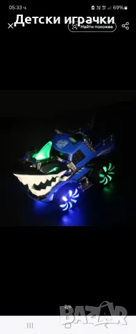 Кола Акула със светлинни и звукови ефекти , снимка 5 - Коли, камиони, мотори, писти - 48503143