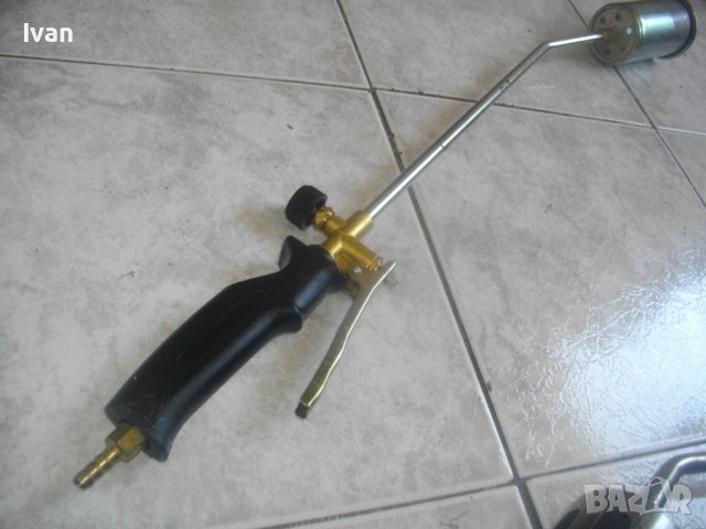 Нова Горелка На Газ Пропан-Бутан За Покриви/Хидроизолации-73см/ф70мм/Бронз Глава/Спусък, снимка 9 - Други инструменти - 41393225