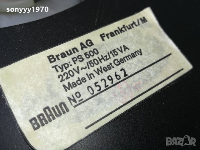 BRAUN PS 500 MADE IN WEST GERMANY-ВНОС SWISS 2302221736, снимка 15 - Грамофони - 35893580