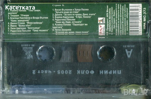 Аудио касети /аудио касета/ Пирин Фолк Сандански 2005, Част 2, снимка 2 - Аудио касети - 41410085