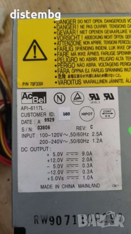 Компютърно захранване AcBel API-6117L PN 79F3391 75W