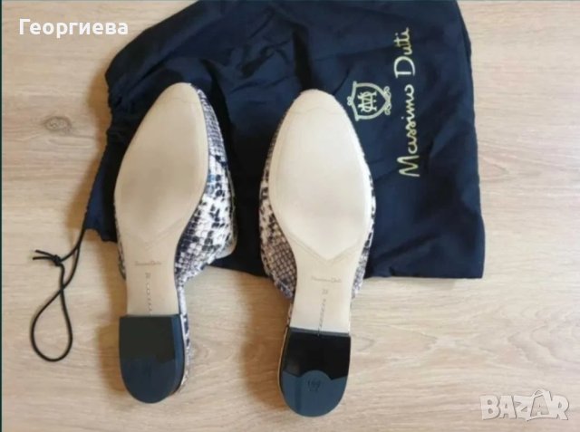 Дамски чехли - Massimo Dutti  , снимка 4 - Дамски ежедневни обувки - 41408423