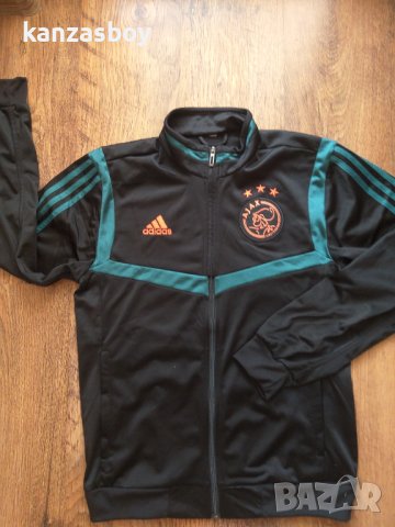 adidas ajax amsterdam trak jacket - страхотно мъжко горнище 100% оригинал отлично състояние , снимка 5 - Спортни дрехи, екипи - 40981747