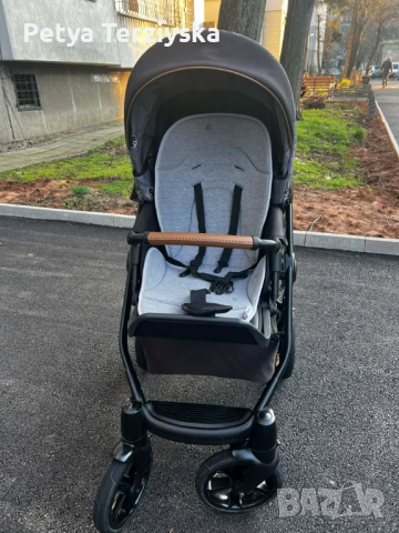 ​🌟 ТОП Състояние! Комбинирана количка 2 в 1 ROAN ESSO RACCOON 🦝 и ПОДАРЪК кошница за автомобил, снимка 3 - Детски колички - 53760732