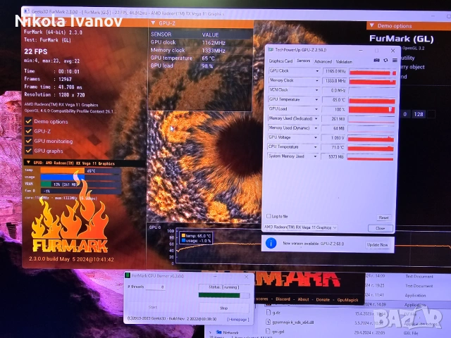 HP EliteDesk 705 G5 SFF AMD Ryzen 5 3400G 4.20 Ghz | 16GB RAM | 1TB SSD + 1TB HDD | Wifi+BT|DVD|3 DP, снимка 8 - Работни компютри - 53288115