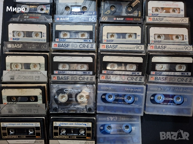 Хромни Аудио касети BASF Sony TDK, снимка 4 - Аудио касети - 52185267