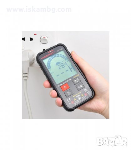 ДИГИТАЛЕН СМАРТ МУЛТИМЕТЪР HABOTEST HT112B 600 V 600 MA С ДВОЙНА СКАЛА И TRUE RMS - код HT112B, снимка 10 - Други инструменти - 33895559