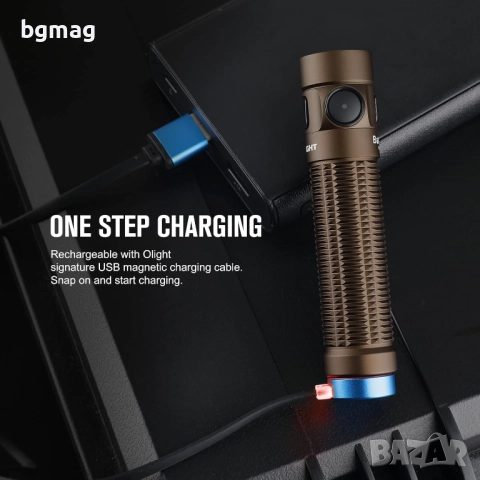 Olight Baton 3 Pro-LED фенер,1500 лумена,Desert Tan, снимка 7 - Къмпинг осветление - 52124699