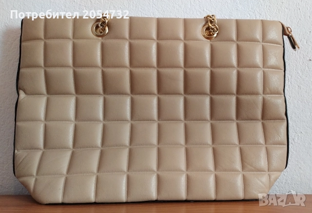 Дамска чанта в кремаво-бежов цвят, снимка 6 - Чанти - 52289302