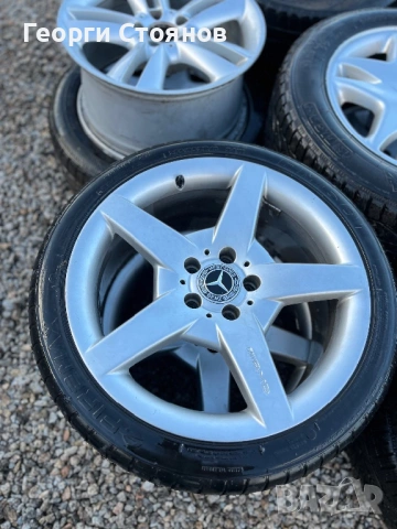 •	⭐ Оригинални джанти Mercedes с гуми – отлични!, снимка 2 - Гуми и джанти - 53057527