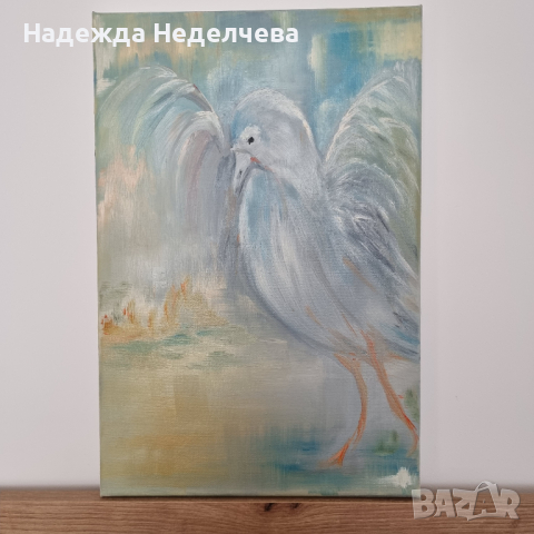 Авторска картина с маслени бои на платно