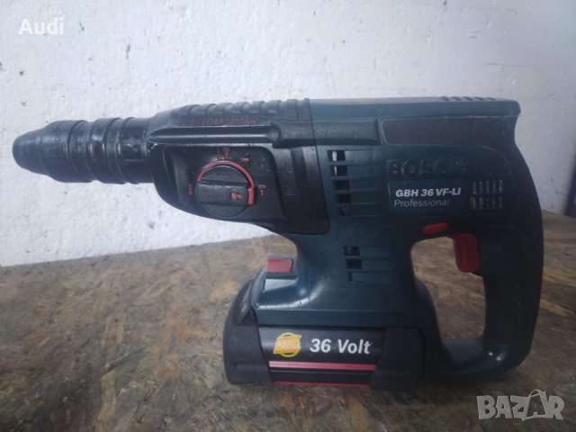 BOSCH GBH 36 V-LI PROFESSIONAL Акумулаторен перфоратор  SDS PLUS от профи синята серия на BOSCH Комп, снимка 8 - Бормашини - 42591279