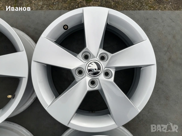 оригинални джанти 15" 5х100 Skoda , снимка 4 - Гуми и джанти - 53315252