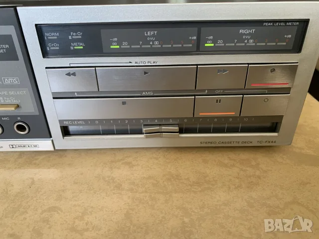 Касетен дек Sony TC-FX44 – Отличен визуален вид, снимка 4 - Декове - 56082385