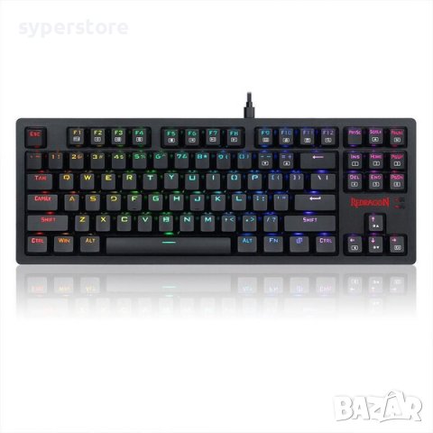 Клавиатура Безжична Блутут и USB Геймърска Redragon Knight K598KNS Механична с RGB подсветка, снимка 1 - Клавиатури и мишки - 39215423