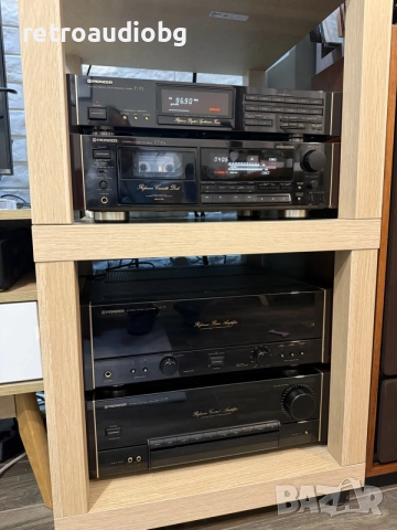 🔈Колекционерски сет Pioneer Urushi предусилвател + стъпало C-73+M-73, дек CT-91a, тунер F-91 🔈