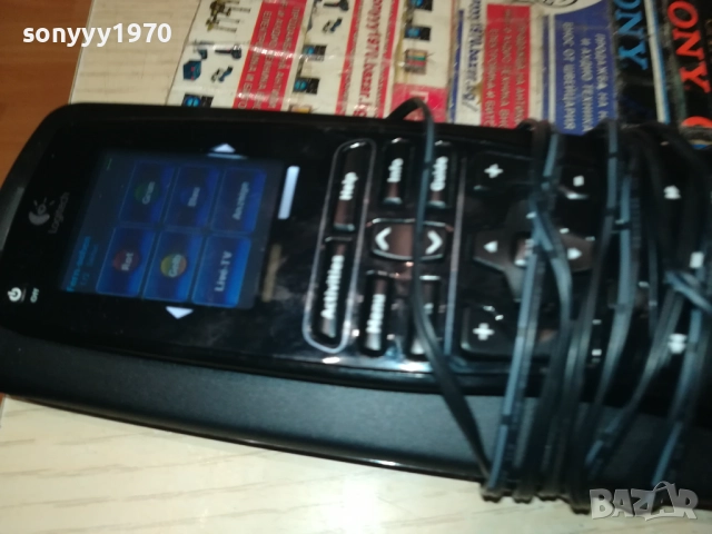 logitech remote+battery+charger-комплект 2608251916, снимка 4 - Други - 51500257