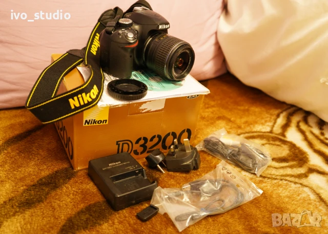 Nikon D3200 - 24.2 MP, APS-C CMOS сензор, снимка 3 - Фотоапарати - 50987100
