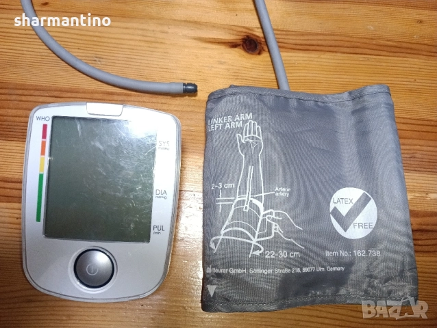 Апарат за кръвно налягане Beurer - 39 лв, снимка 5 - Друга електроника - 51670424