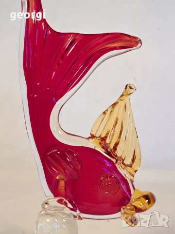 цветна стъклена риба Murano , снимка 4 - Декорация за дома - 50946013