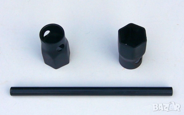 Руски тръбен проходен гаечен КЛЮЧ 38 мм Вложка Камък за кръгла Щанга Върток Инструменти СССР БАРТЕР, снимка 3 - Ключове - 51762357