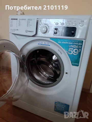 Пералня Indesit EWE 71252 7кг/1200 об., снимка 2 - Перални - 52650587