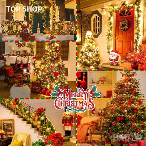 Quntis 25M 1000 LED коледни светлини, водоустойчиви, топло бяло, таймер, 8 режима, снимка 4 - Лампи за стена - 49866169