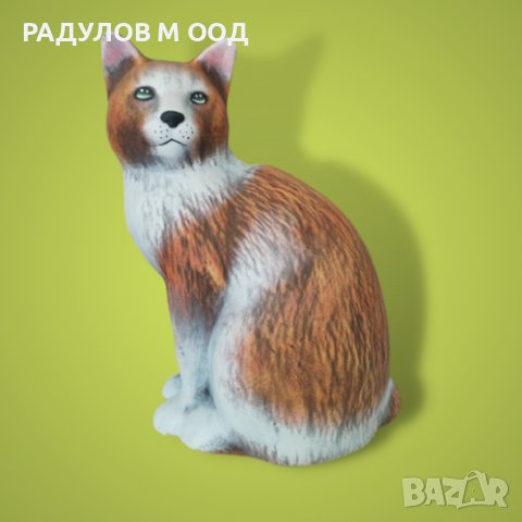 Градинска фигура Седящо Коте / 1868, снимка 2 - Градински мебели, декорация  - 44291256