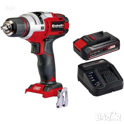 Акумулаторна бормашина и винтоверт Einhell Power X-Change TE-CD 18 Li E + Батерия + Зарядно