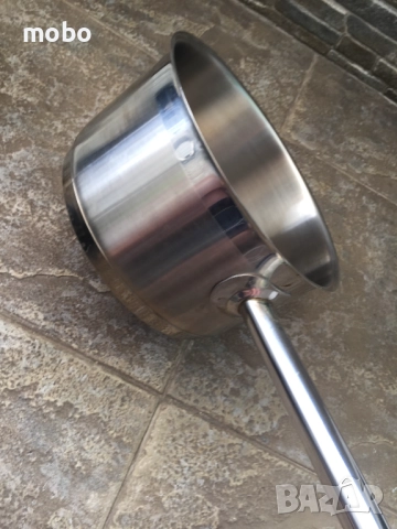 Тенджера -чисто нова, от неръждаема стомана, огледално полирана , марка CONTACTO. Размери: диаметър , снимка 5 - Съдове за готвене - 51509886