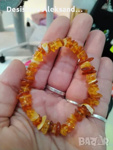 Гривна с кехлибар