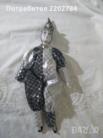 Порцеланова кукла бебе И порцеланов Арлекин, снимка 9 - Антикварни и старинни предмети - 28718658