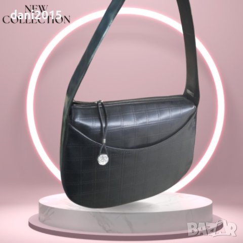 Елегантна дамска чанта за рамо с метален елемент, снимка 4 - Чанти - 44452055