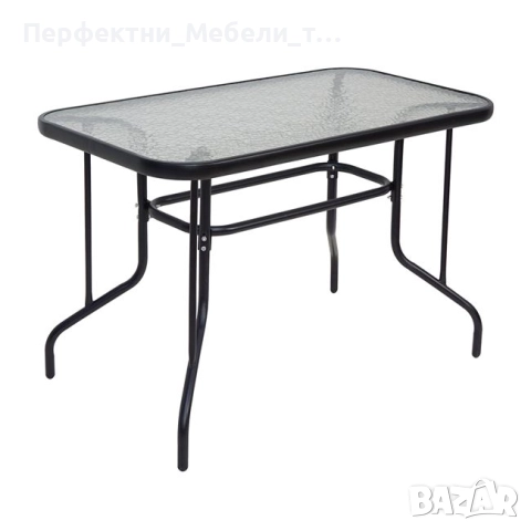 Метална градинска маса различни размери-икономична цена,доставка до 5 дни!-черен,кафяв,бял,бежев, снимка 5 - Градински мебели, декорация  - 52627684