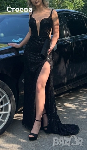 Бална рокля цялата в камъни , снимка 3 - Рокли - 52620650