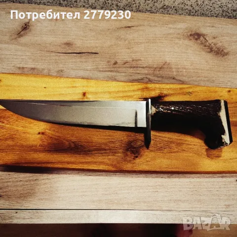 Ловен масивен нож Нов, част колекция , снимка 3 - Ножове - 49863995