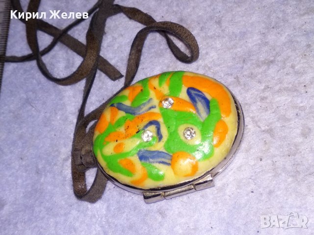 КРАСИВА СТОМАНЕНА СРЕБРИСТА ВИНТИДЖ КУТИЙКА - МЕДАЛЬОН За СНИМЧИЦИ Или ДРУГО с ШНУРЧЕ от ВЕЛУР 26385, снимка 16 - Колиета, медальони, синджири - 41483232