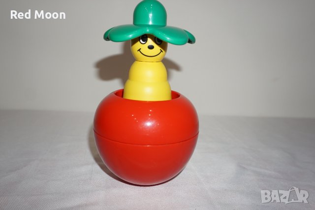 Vintage Рядка LEGO Музикална играчка ябълка Primo Duplo Musical Apple Toy 2973 Roly Poly, снимка 10 - Колекции - 44225955