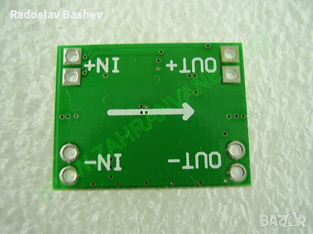 DC-DC понижаващ захранващ модул MP1584EN 3A регулируем понижаващ преобразувател, снимка 4 - Части и Платки - 39855256