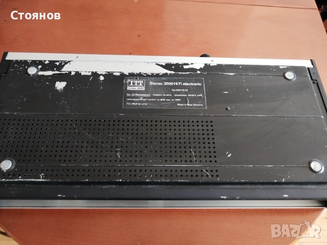 Радио тразистори ITT 4500 HI-FI,ITT 3500 Hi-Fi, GRUNDIG Music 60,GS 7000,240 , снимка 18 - Радиокасетофони, транзистори - 31215121